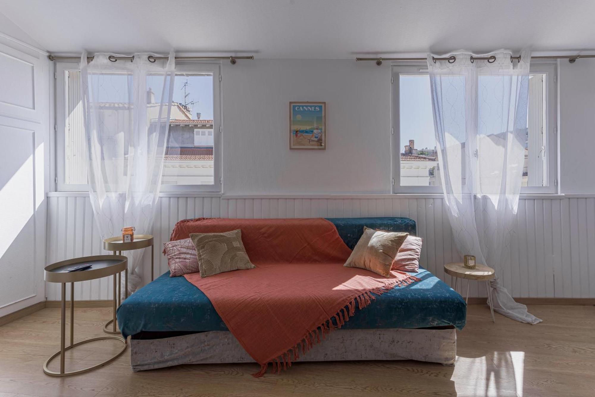 Studio Andre - Palais & Plage, Clim Cannes Exteriör bild